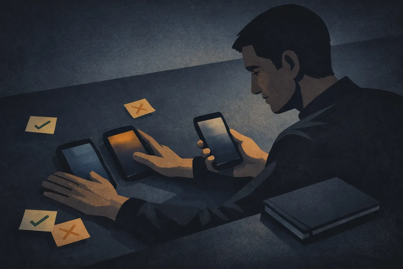 Side-by-side view of app interfaces representing different approaches to porn recovery tools