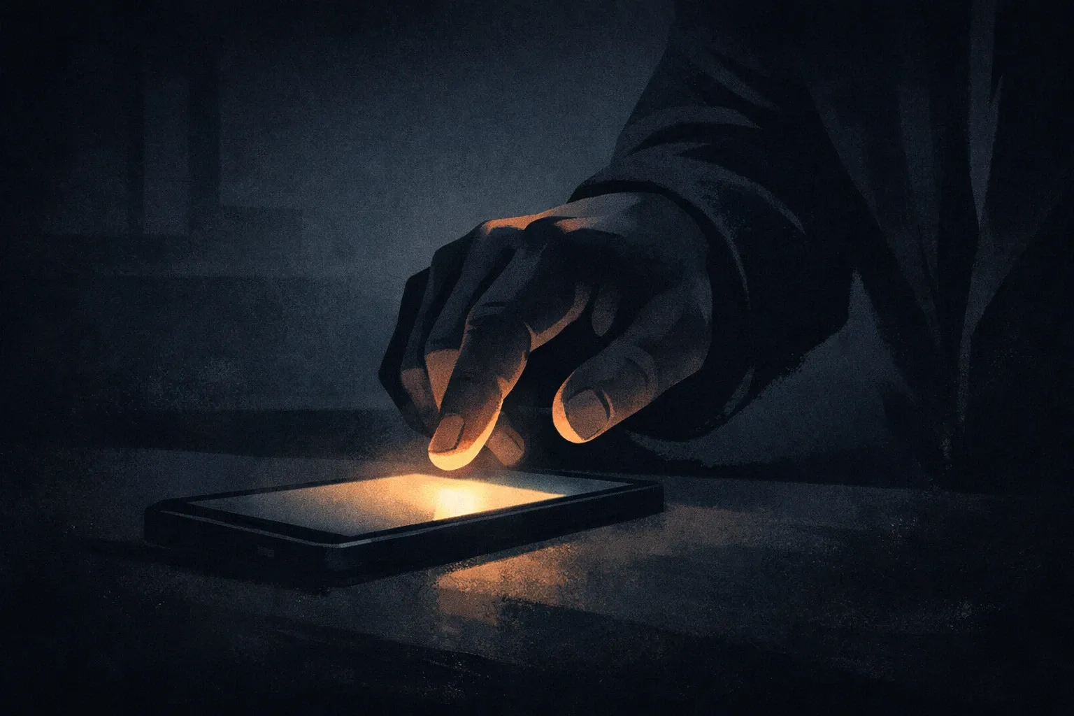 A person reviewing their progress streak on a phone app, representing active recovery tracking alongside filtering tools