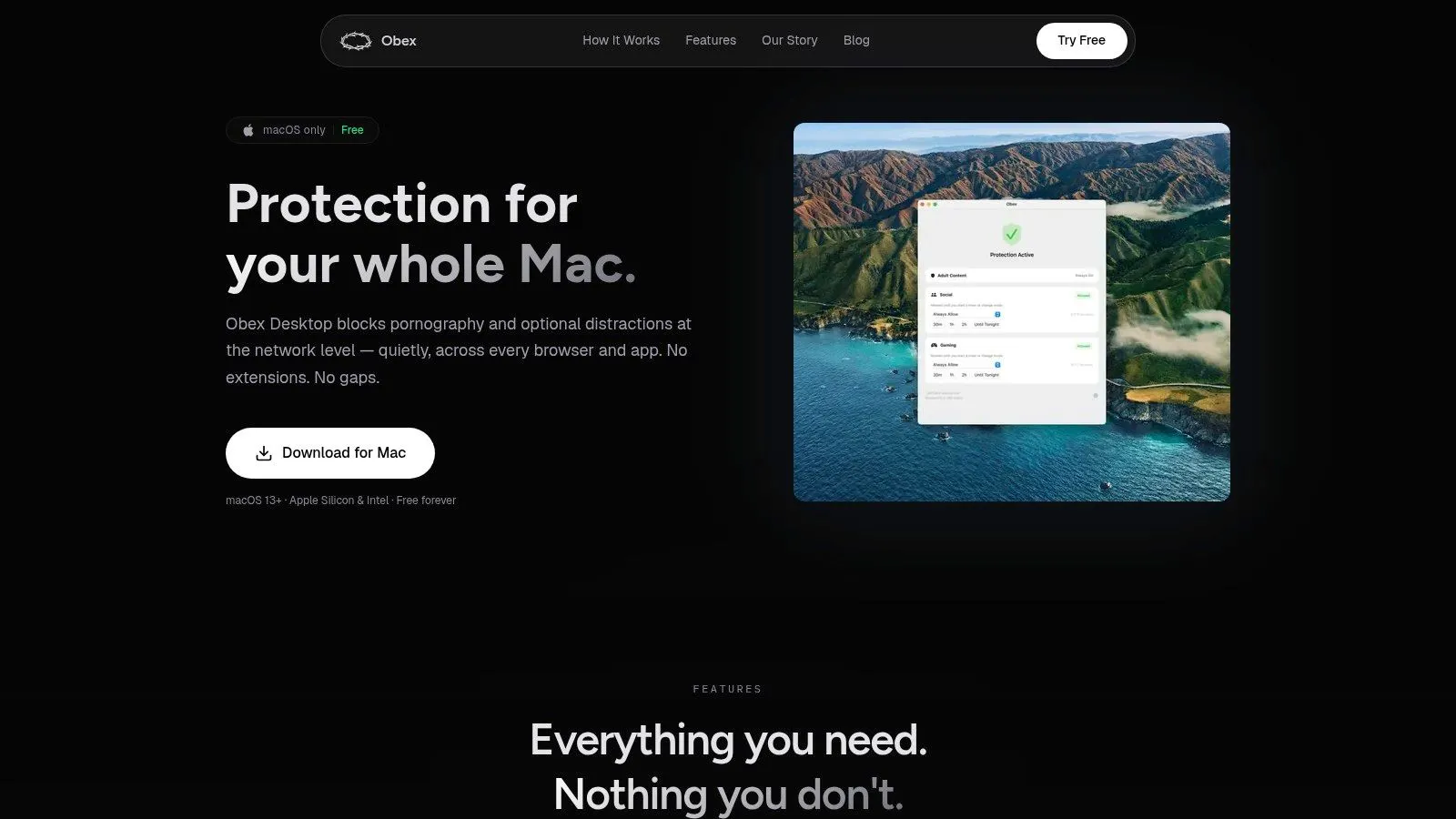 Screenshot from https://www.obex.so/desktop