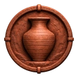 Clay rank badge