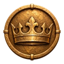Gold rank badge