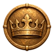 Gold rank badge
