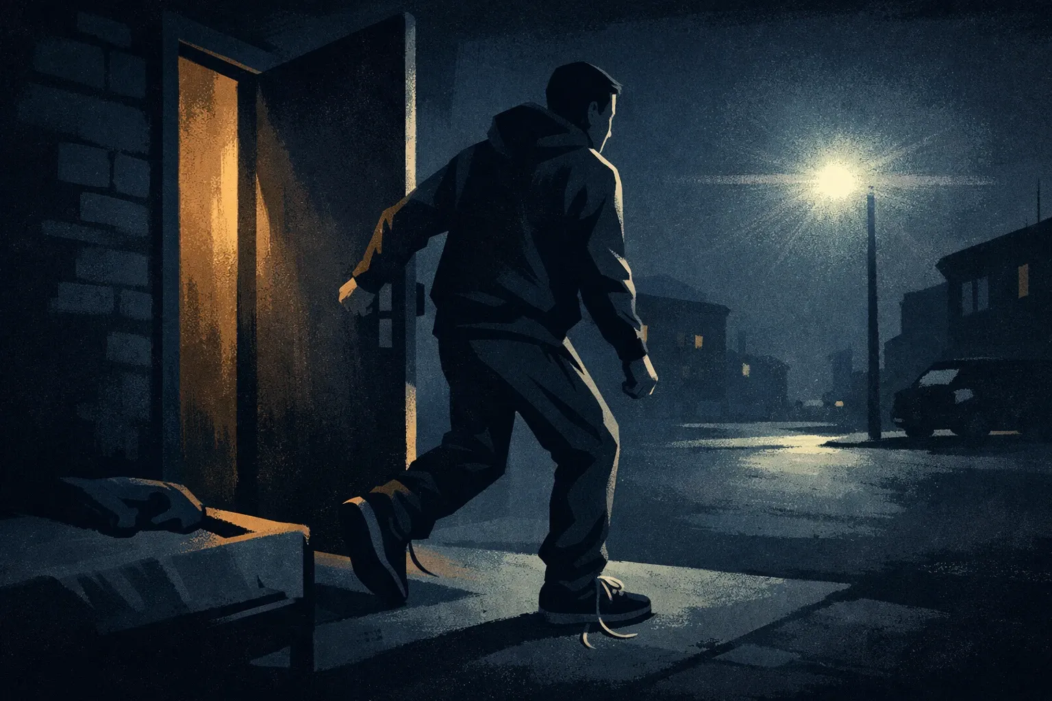 A man checking his streak on a phone app, using visible progress as motivation to stay on track