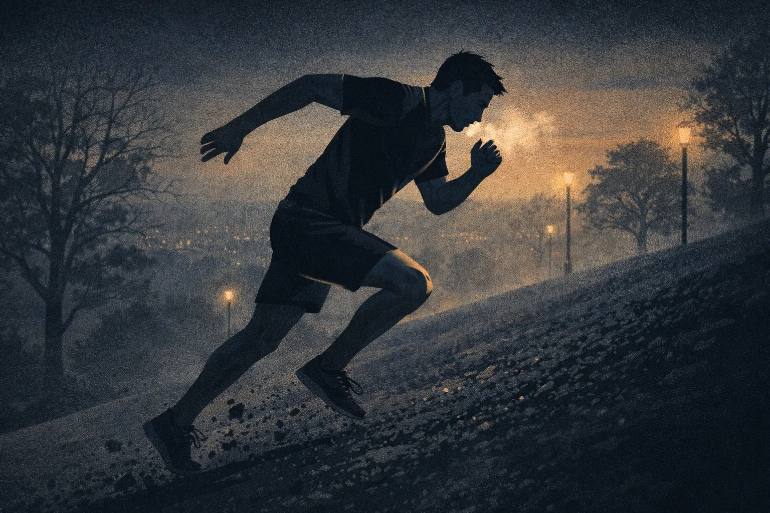 A man working out outdoors in natural light — representing how recovered energy on NoFap translates into physical activity