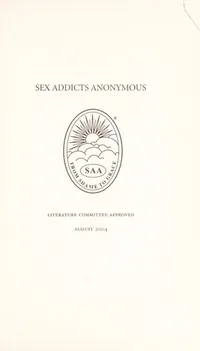 Cover of Sex Addicts Anonymous